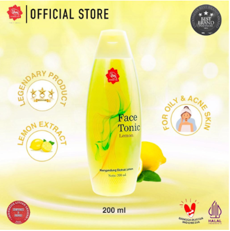 Viva Cosmetics Face Tonic Lemon 2