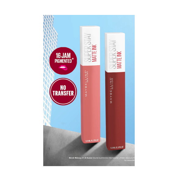 L’Oréal Maybelline New York Paket Ombre Matte 16 Jam Seductress & Shaker