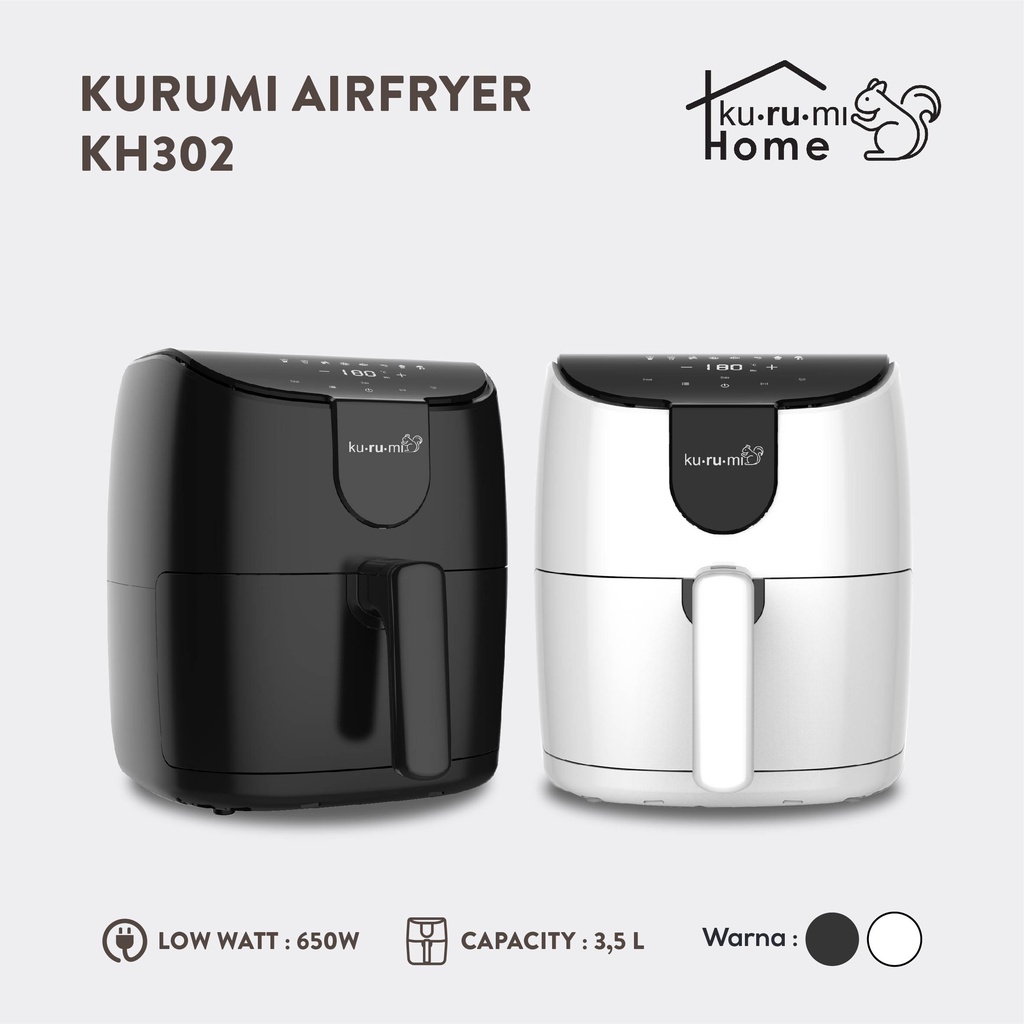 Kurumi Home Low Watt Air Fryer 2