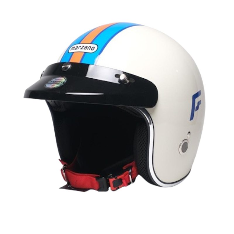 Footstep Footwear x Marzano Helm Retro Seventys Silver 1