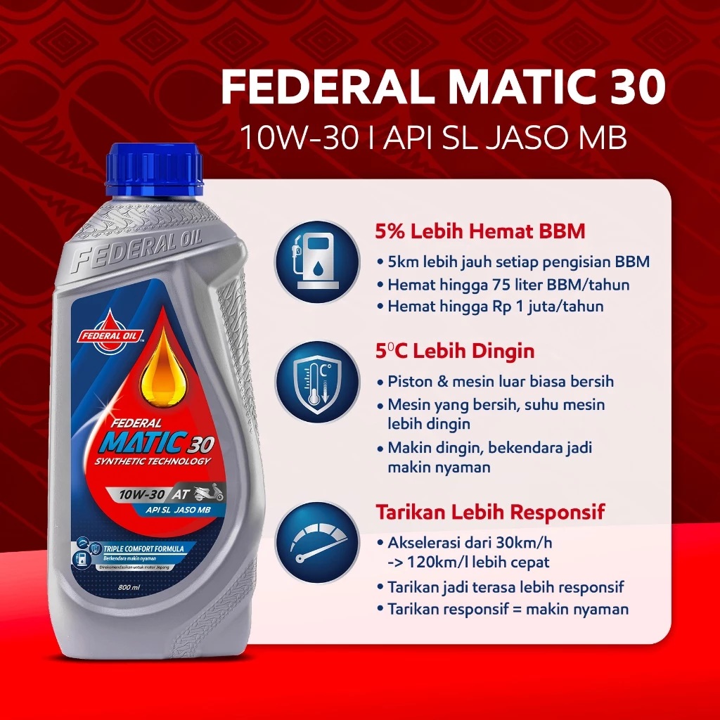 Federal Racing Matic 10W-30 2