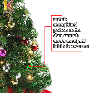 Satu Keluarga Hiasan Pohon Natal 4 in 1 Kombinasi C643