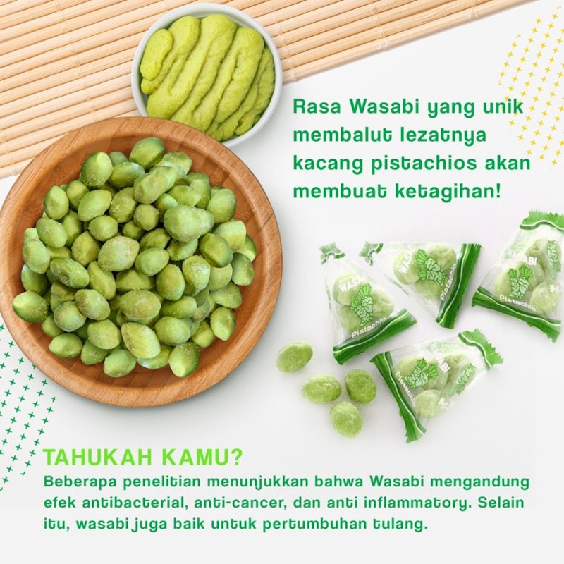 Sennarido Green Snack Pistachio Wasabi 4