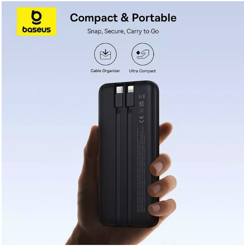 Baseus Lipow Dual-Cable Power Bank 20000mAh 4