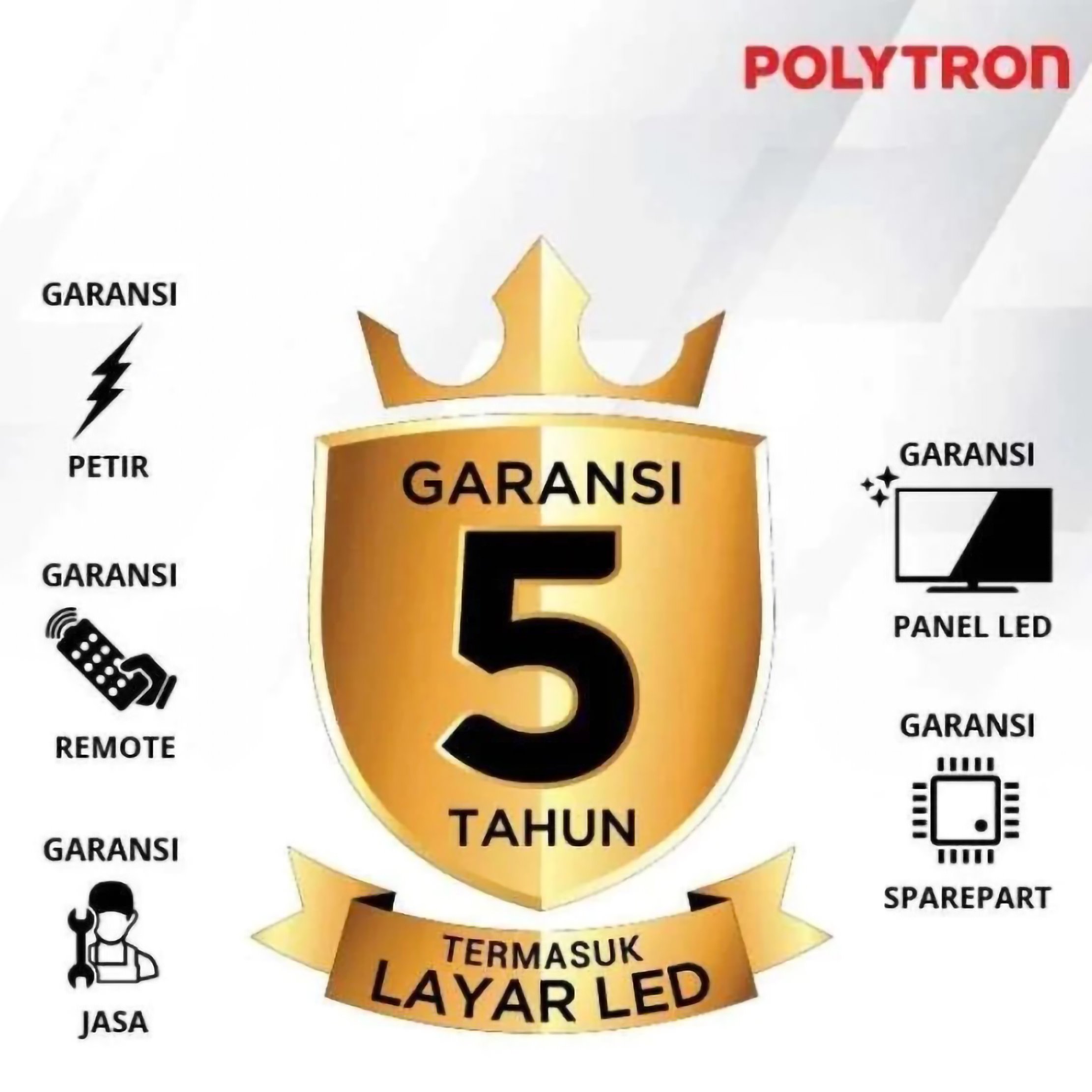 Hartono Istana Teknologi Polytron  Smart TV 24 Inch  PLD24MV1859