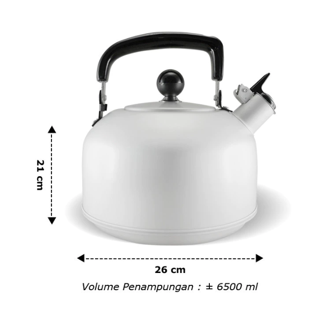Maspion Group Maspion Silano Whistling Kettle Alumunium