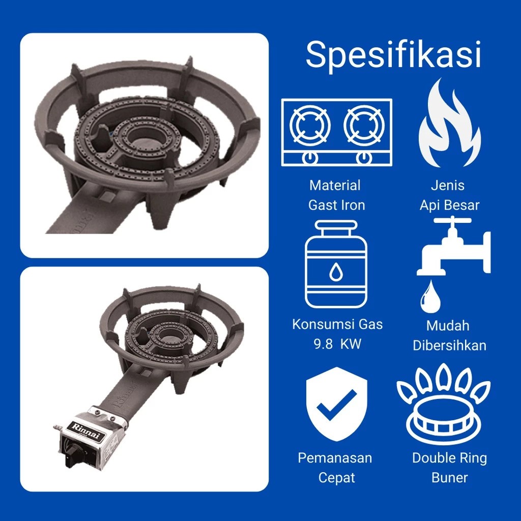 Rinnai Indonesia Rinnai Kompor Gas TL-289RI