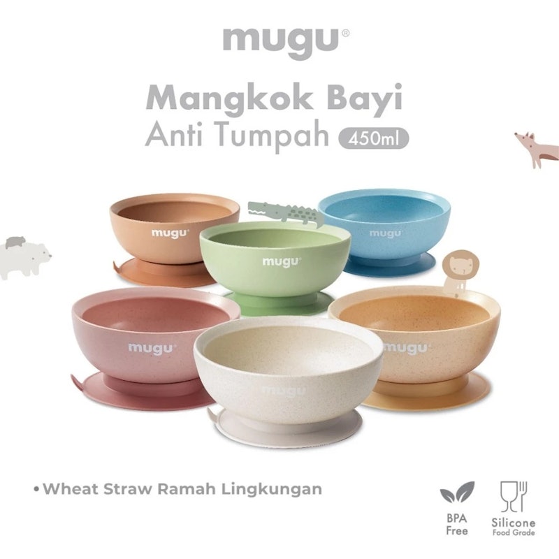 Mugu Wheat Straw Suction Bowl 5