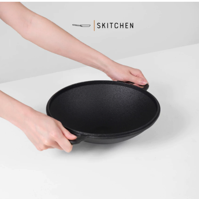 SKITCHEN Cast Iron Merauke Wok 3