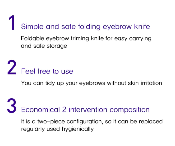 Enprani HOLIKA HOLIKA Magic Tool Eyebrow Razor 2P