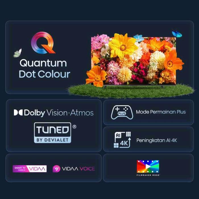 Hisense International Indonesia Hisense Smart Digital QLED TV 50 inch 50E7Q