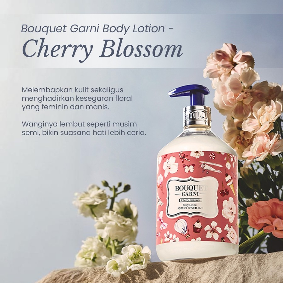  BOUQUET GARNI Fragranced Body Lotion Cherry Blossom