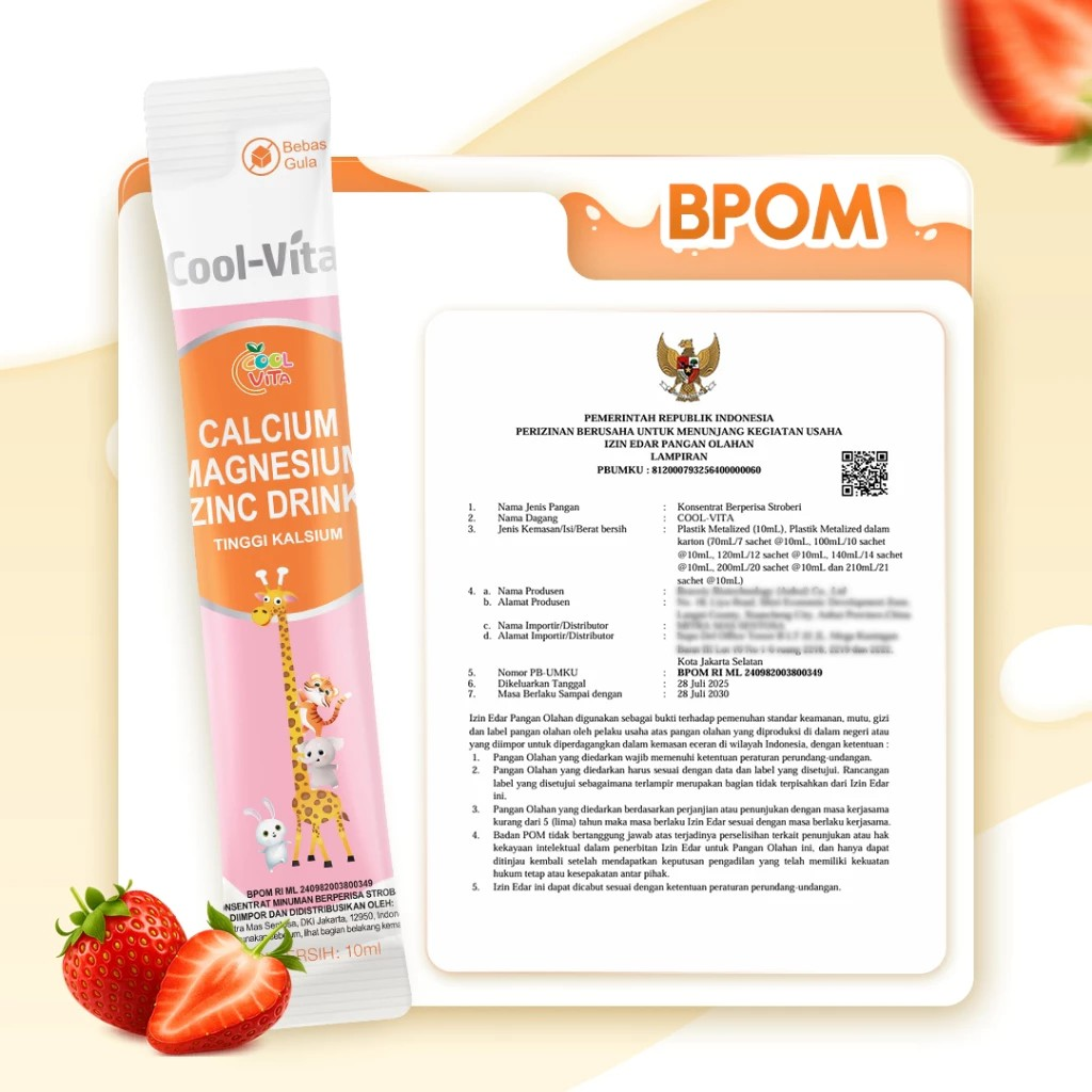 Coolvita Maju Sehat Cool-Vita® Calcium Magnesium Zinc Drink