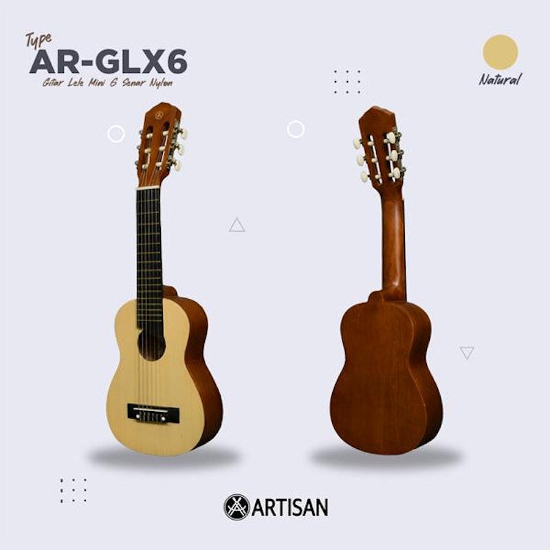 Artisan Gitar Lele Mini Putih 2