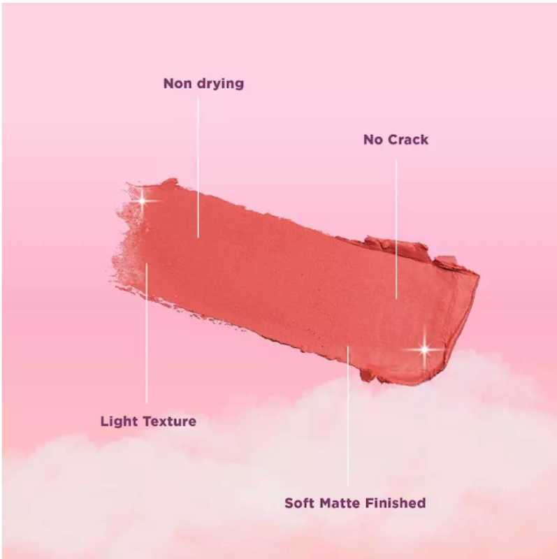 YNM Cream Matte Lipstick 01 Rose Beige 2
