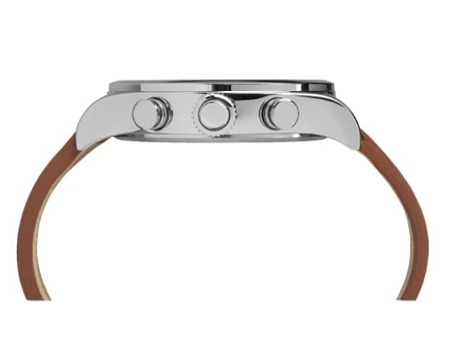 Waterbury Traditional Chronograph 42mm Leather Strap Watch 2