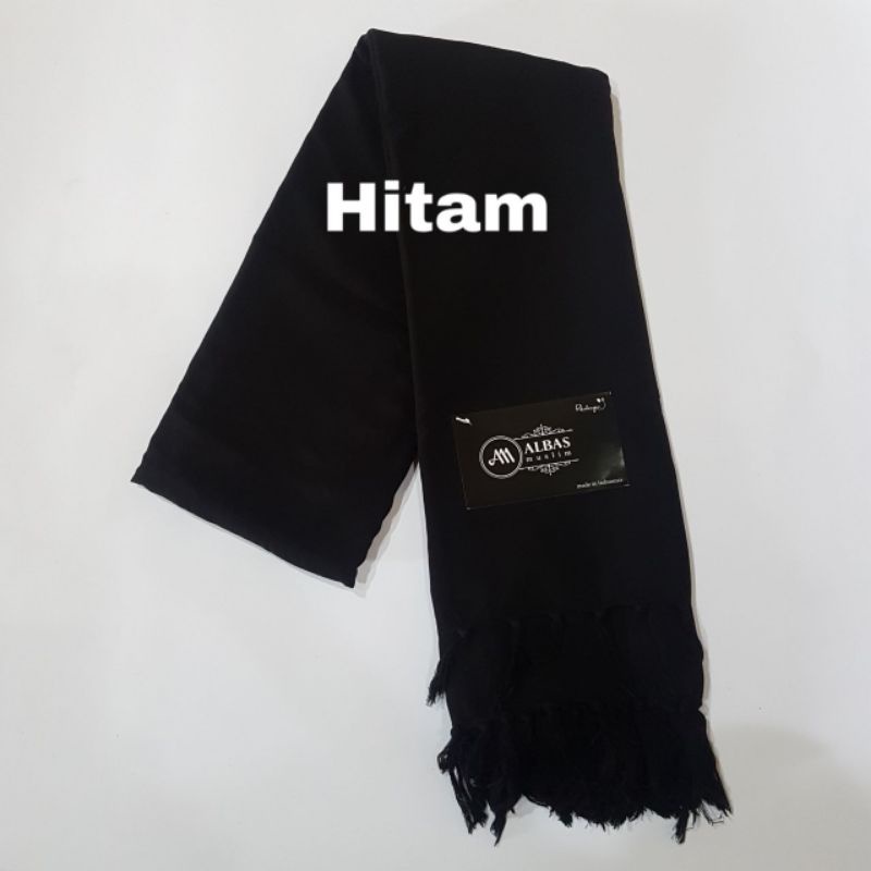 Albas Muslim Sorban Rida Polos Hitam