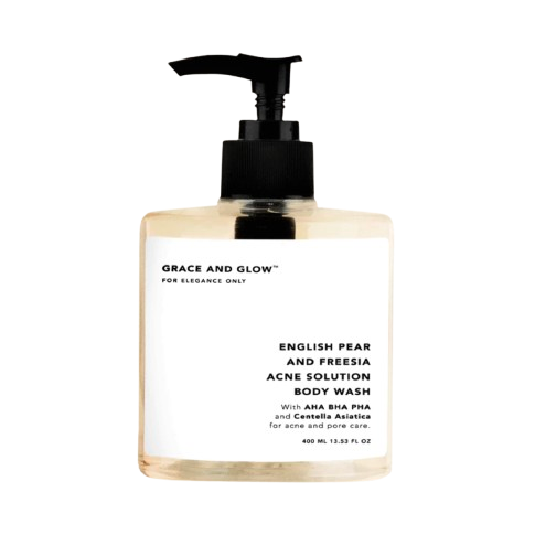 Grace and Glow English Pear and Freesia Anti Acne Solution Body Wash
