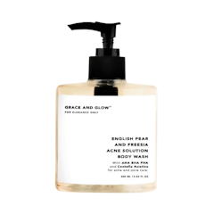 Grace and Glow English Pear and Freesia Anti Acne Solution Body Wash