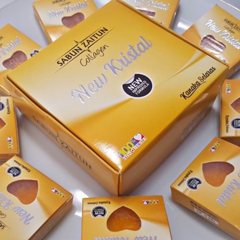 New Kristal Sabun Zaitun Collagen 1