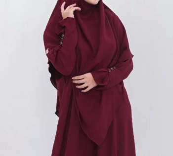 Rizka Hijab Shafeeya Abaya Set French Khimar