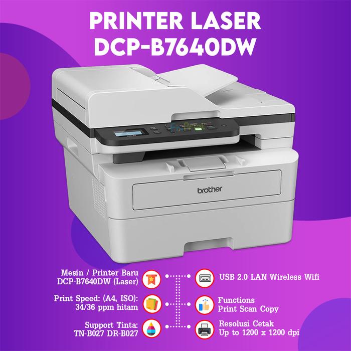 Brother Industries Brother Laser Printer DCP-B7640DW 