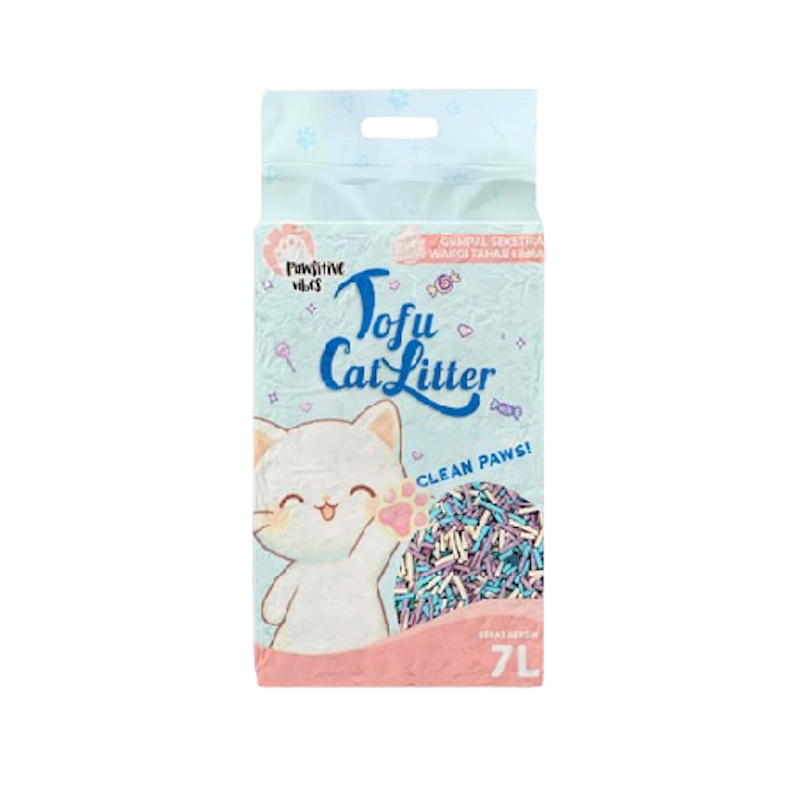 Pawsitive Vibes Tofu Candy Cat Litter 7 liter 1