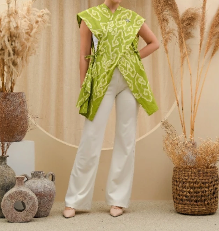 Evanthe Kalyra Vest Outer Batik 3