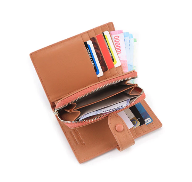 Hush Puppies Ariyah Bi Fold Wlt Rfid Peach