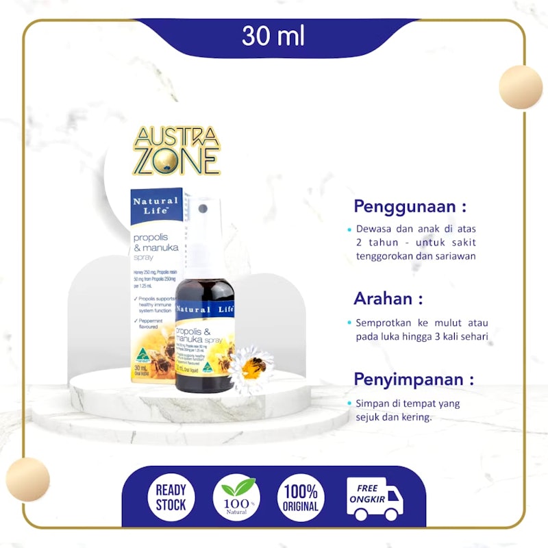 Natural Life™ Propolis & Manuka Spray 3
