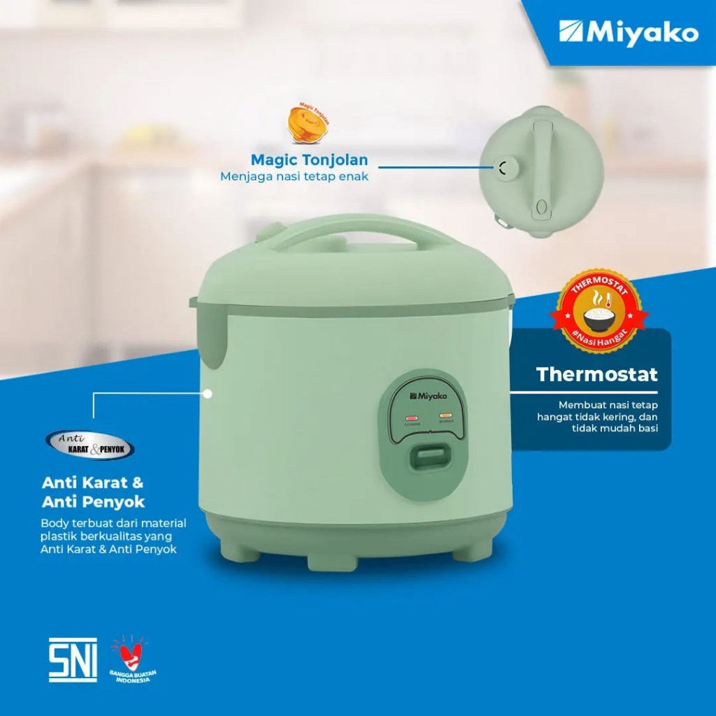 Kencana Gemilang Magic Com Miyako Magic Warmer Plus MCM-559SBC
