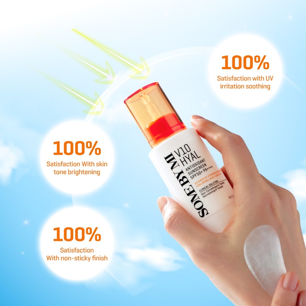 Perennbell SOME BY MI V10 Hyal Antioxidant Sunscreen SPF 50+ PA++++