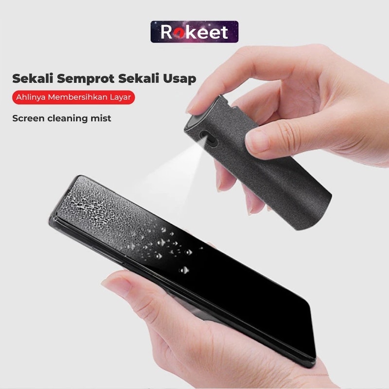 Rokeet Screen Cleaner Portable with Microfiber 3