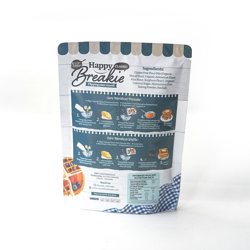 Happy Breakie Gluten Free Pancake & Waffle Mix 2