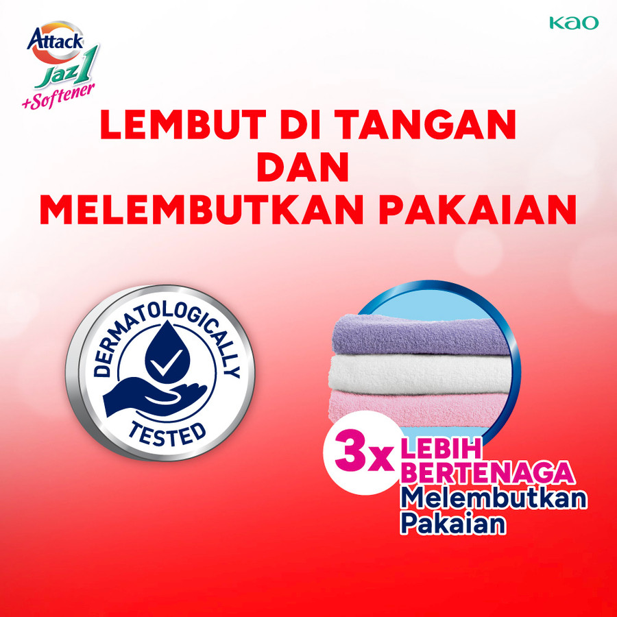 Jaz1 Deterjen Cair + Softener Romantic Purple Blossom  5