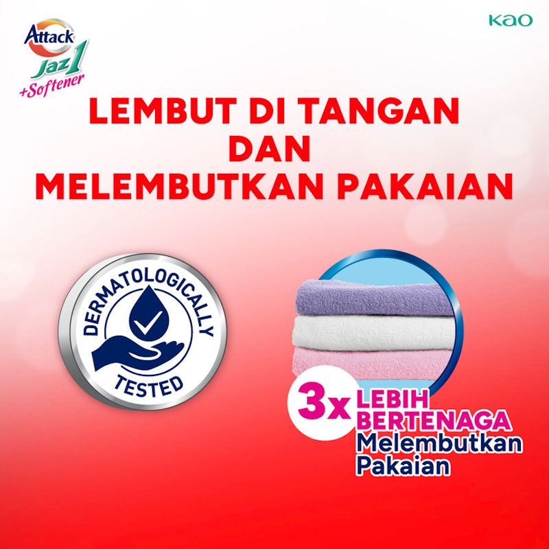 Jaz1 Deterjen Cair + Softener Romantic Purple Blossom 5