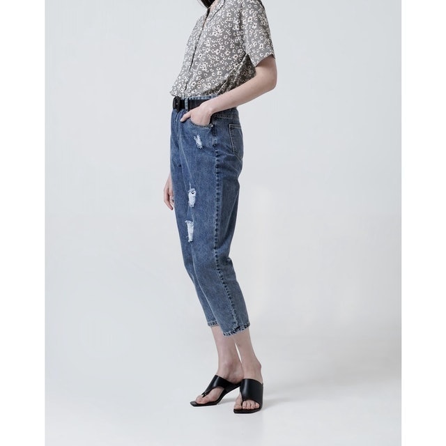 Russel Ripped Mom Jeans 276833