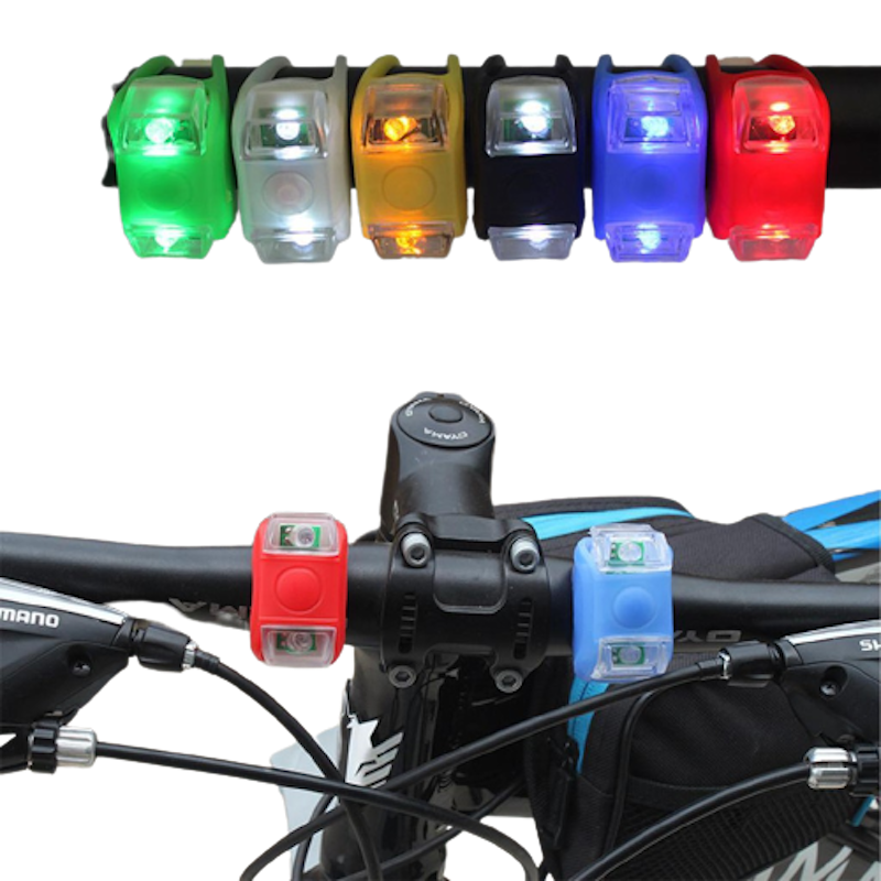 Lampu LED Belakang Sepeda Silikon 2