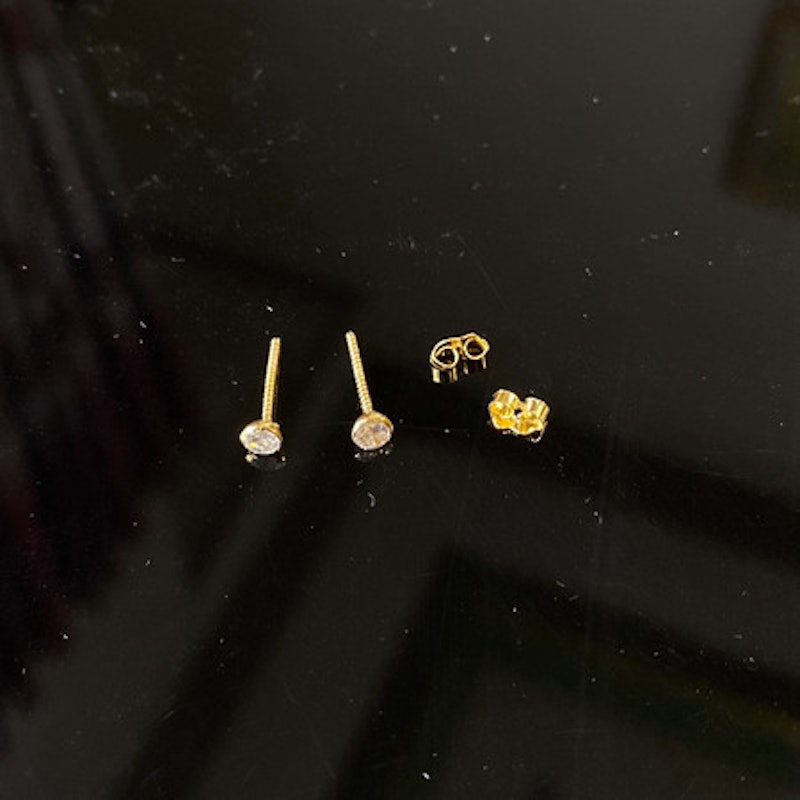 Rasya Gold Giwang Tindik Bayi 6K 4