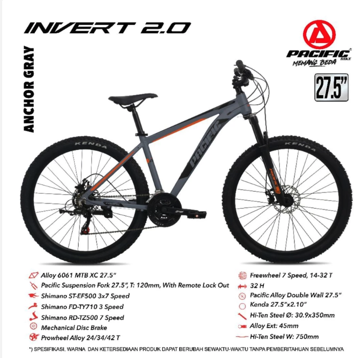 Roda Pasifik Mandiri Pacific Bike Invert 2.0