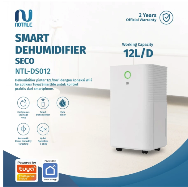 Inti Nya Teknologi Notale Seco Smart Dehumidifier  NTL-DS012