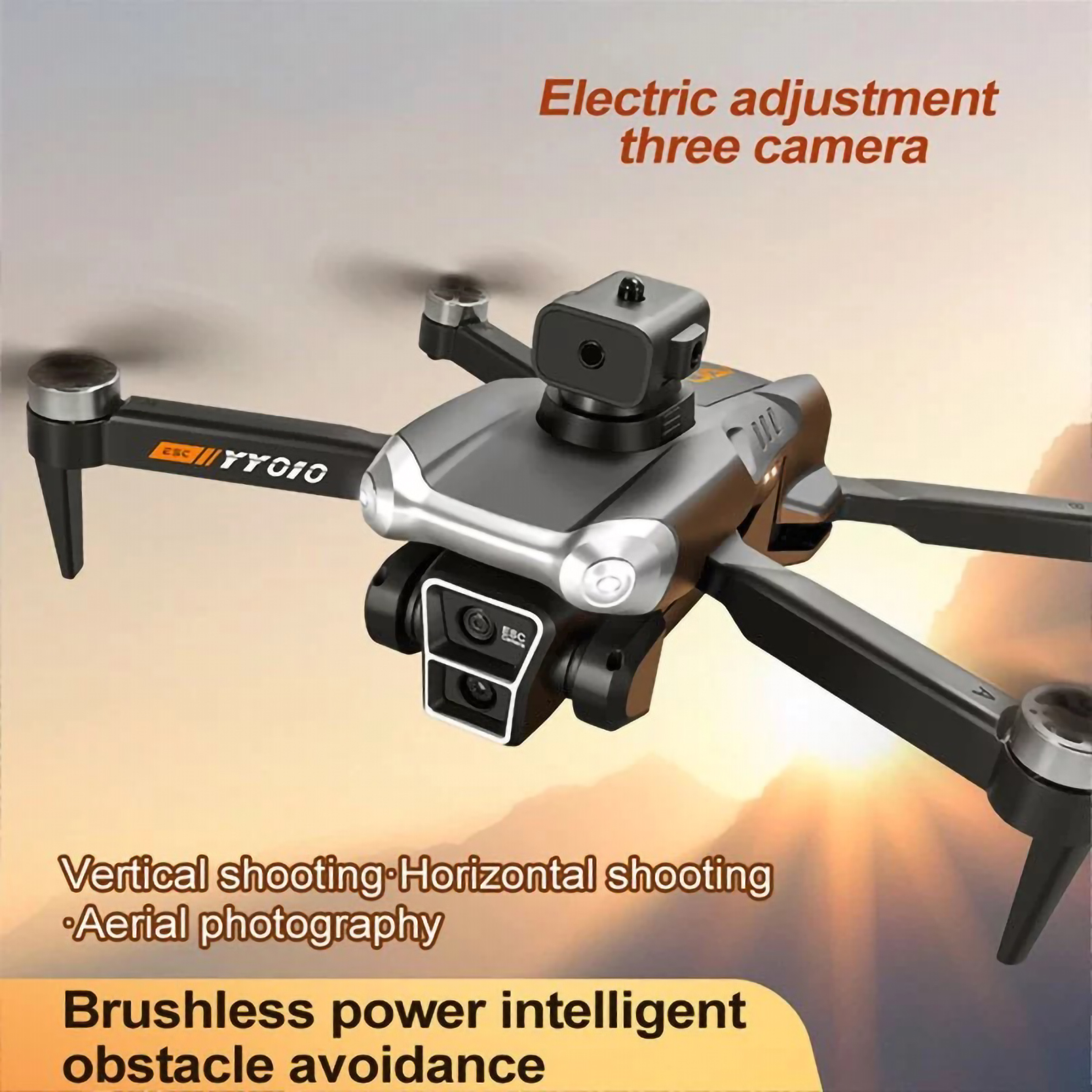 HELIK Drone 4K HD Dual Camera 4
