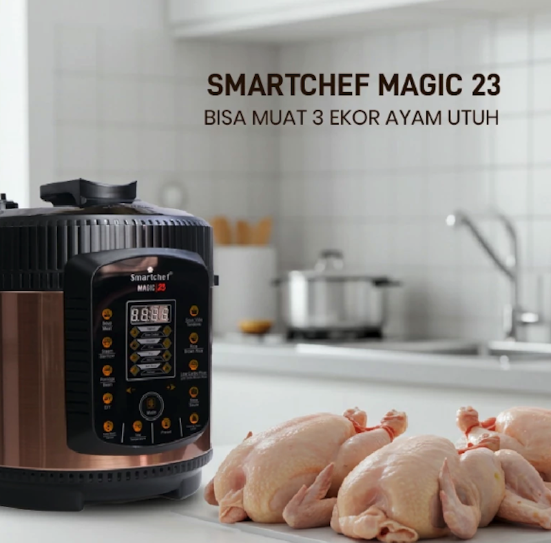 Smartchef Magic 23 Multicooker Digital Multifungsi 5