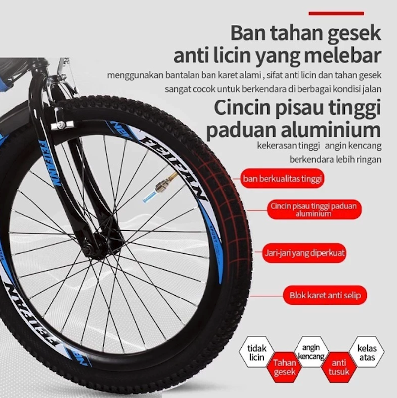EBUY Sepeda Gunung Lipat 4