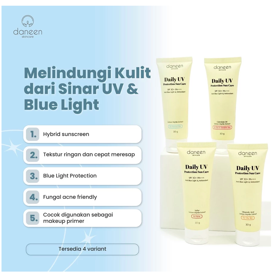 Daneen Skincare Daily UV Protection Sun Care SPF 30+ PA+++ Acne Skin 2