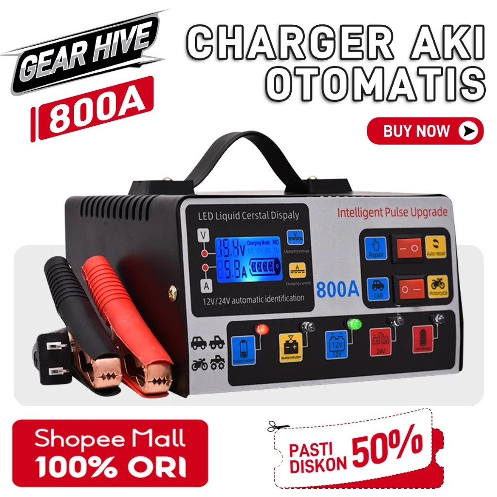 Gear Hive Charger Aki Otomatis 800A 5