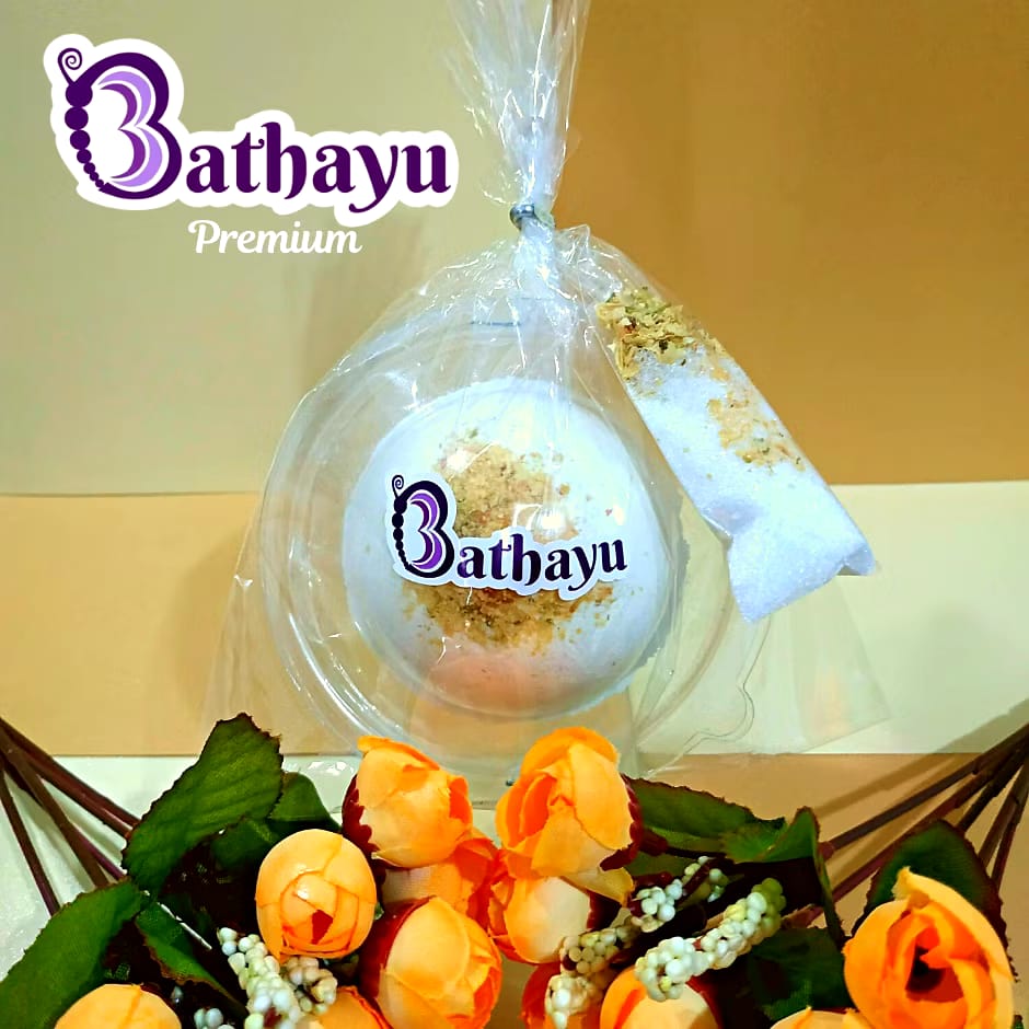 Bathayu Bathayu Bath Bomb Bubble Aromatherapy Floral Jasmine