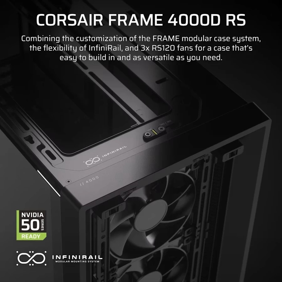 Corsair Corsair FRAME 4000D RS Modular Mid-Tower PC Case 