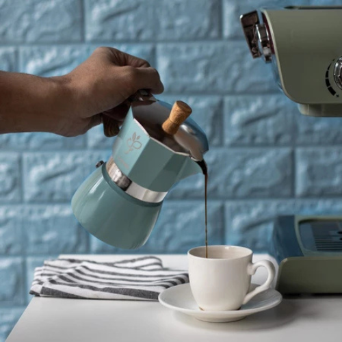 Conalli Conalli 3 Cup Mokapot Bellissimo Blue