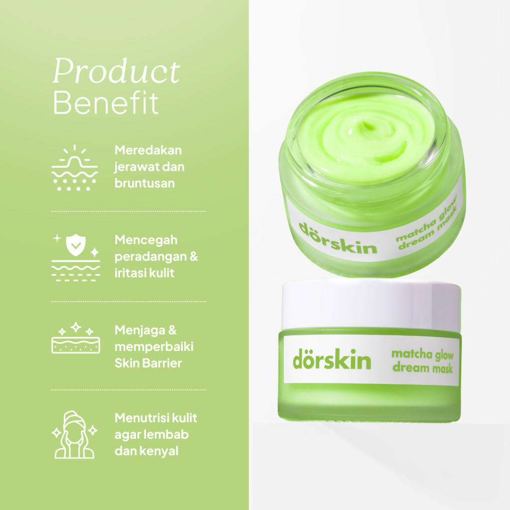 dörskin Matcha Glow Dream Mask